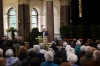 Laudatio auf Freiburgs "Herrn der Gräber und Friedhöfe" Bernhard Keller durch Freiburgs Ersten Bürgermeister Otto Neideck