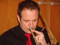 Martin Zeller, Mitglied beim Quintett "Brassociation" und Vorsitzender vom Musikverein.